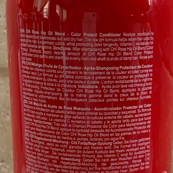 CHI Rose Hip Oil Color Protect Conditioner NWT 25 oz. - Picture 5 of 7